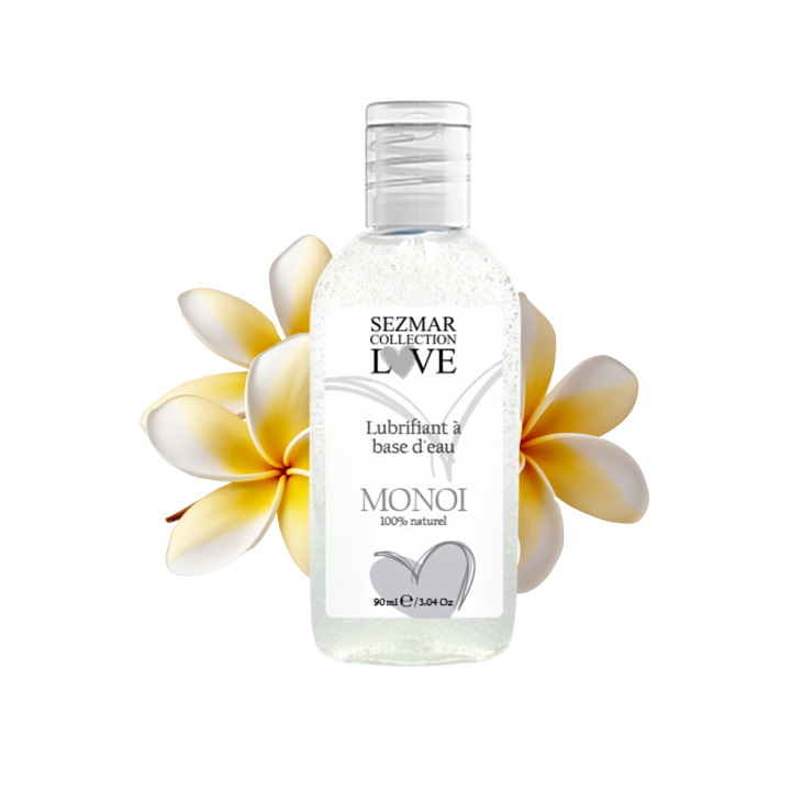 Lubrifiant à base d'eau 100% naturel Monoï 90 ml - Oralove