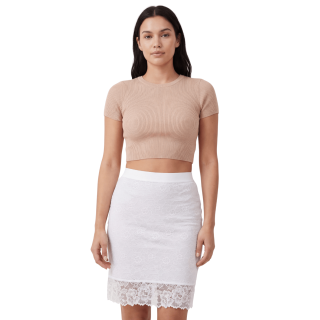 Jupe longue blanche Catalina - Oralove