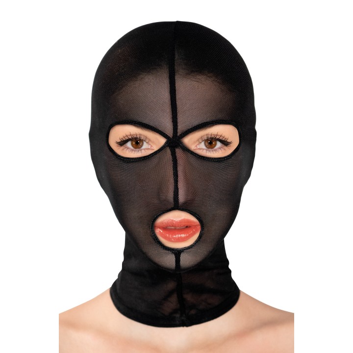 Cagoule fétichiste en fine résille Fetish Tentation - Oralove