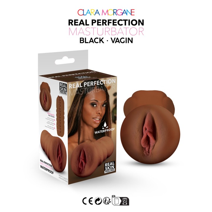 Real perfection masturbateur Vagin - Black - Oralove