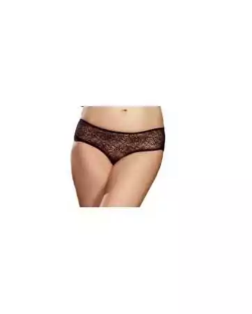 Low-rise open back panty with ruching - DG1300XBLK