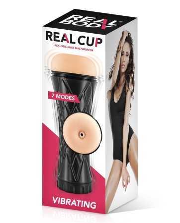 Vibrating realistic anus masturbator - Real Body11272oralove