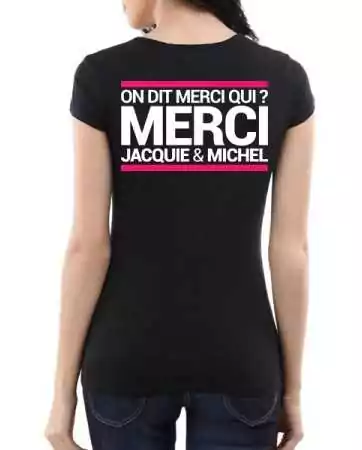 Tee-shirt J&M noir - spécial femme
