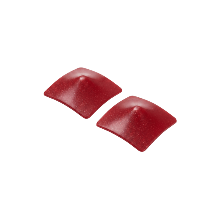 Nipple Métal rouge Cache tétons carré - Oralove