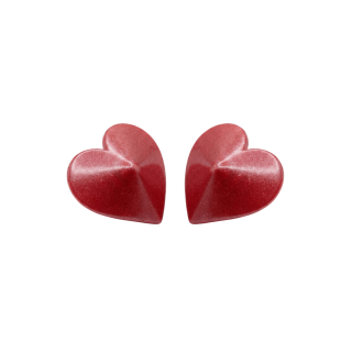 Nipple Métal rouge Cache tétons cœur - Oralove