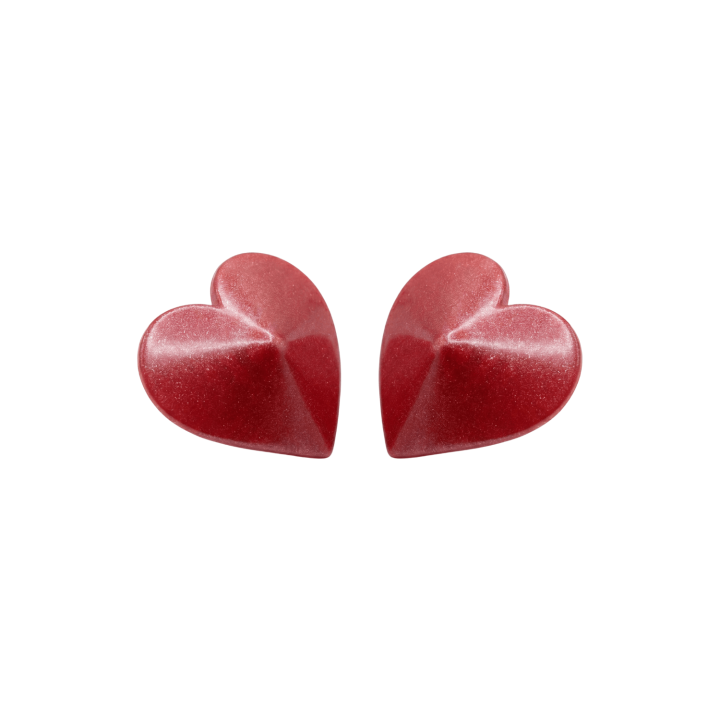 Nipple Métal rouge Cache tétons cœur - Oralove