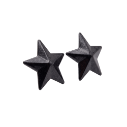 Nipple Métal noir Cache tétons d'étoile