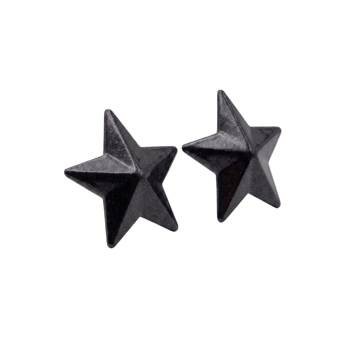 Nipple Métal noir Cache tétons d'étoile - Oralove