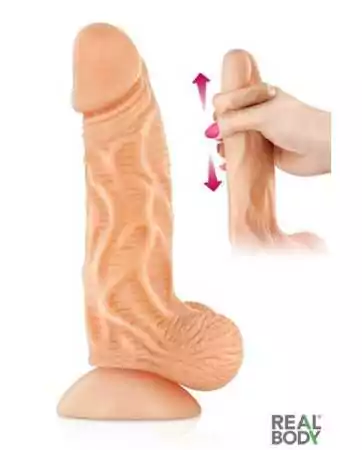 Ultra-realistic dildo 19 cm - Real Joe