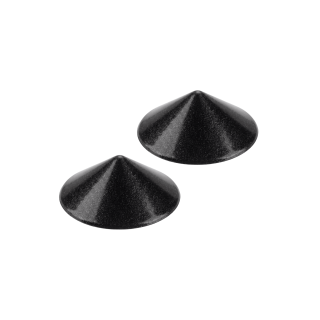 Nipple Métal noir Cache tétons cône - Oralove