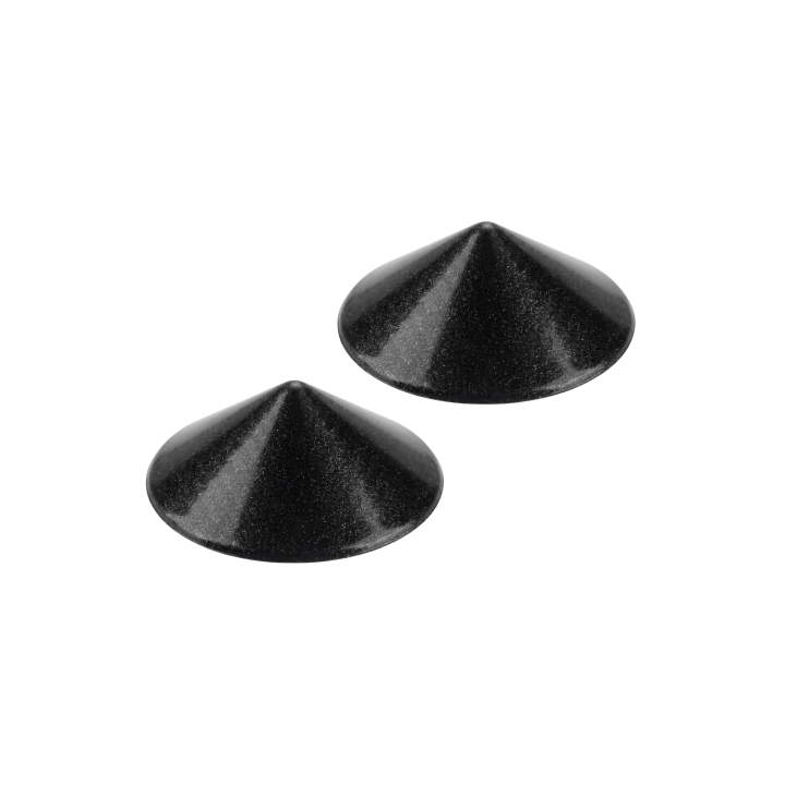 Nipple Métal noir Cache tétons cône - Oralove