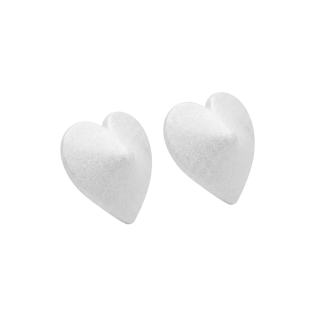 Nipple Métal blanc Cache tétons cœur - Oralove