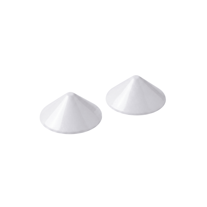 Nipple Métal blanc Cache tétons cône - Oralove