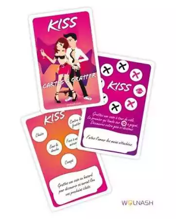 Scratch-off cards Kiss