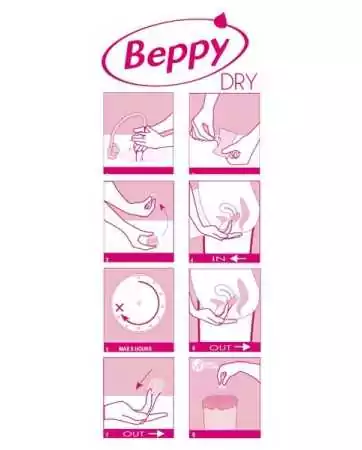 Boite 8 tampons Beppy DRY