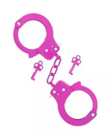 Colored metal handcuffs