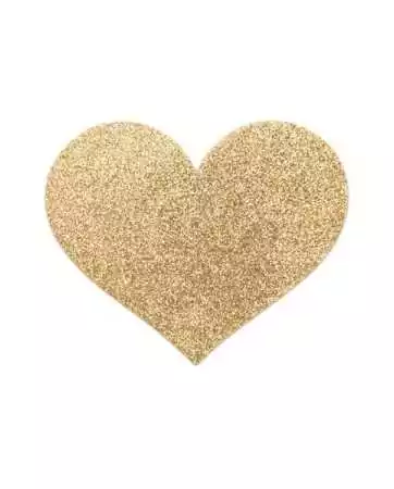 Flash Heart Gold Breast Jewelry