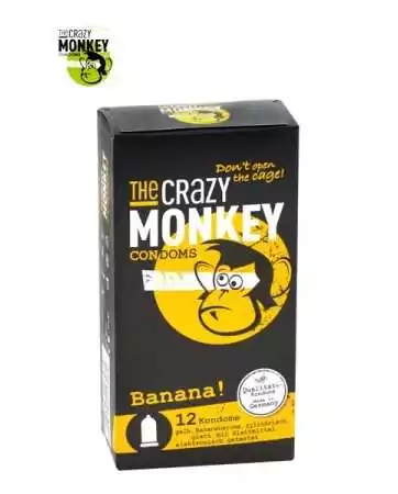 12 Crazy Monkey Banana Condoms