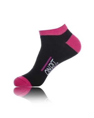Chaussettes courtes On dit merci qui? - noir