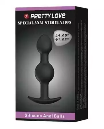 Silicone anal balls 10.3 cm