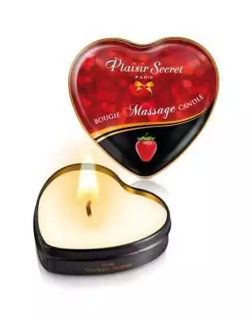 Strawberry scented massage candle