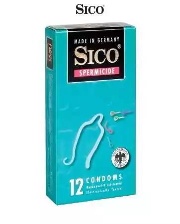 12 condoms Sico SPERMICIDE