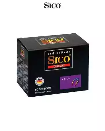 50 préservatifs Sico COLOUR