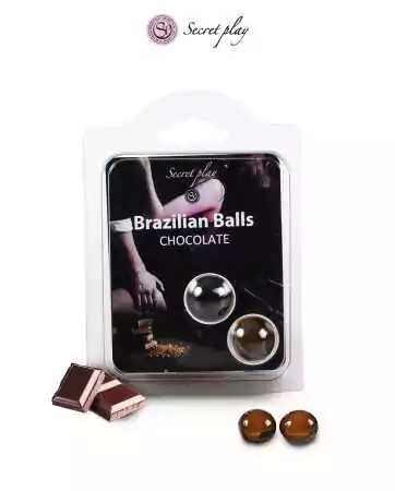 2 brasilianische Kugeln - Schokolade