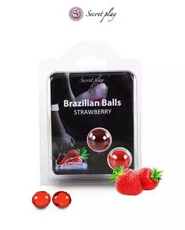 2 Brazilian balls - strawberry