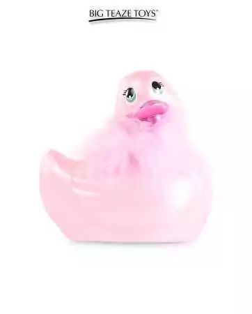 Vibrierende Mini-Ente Duckie Paris - rosa