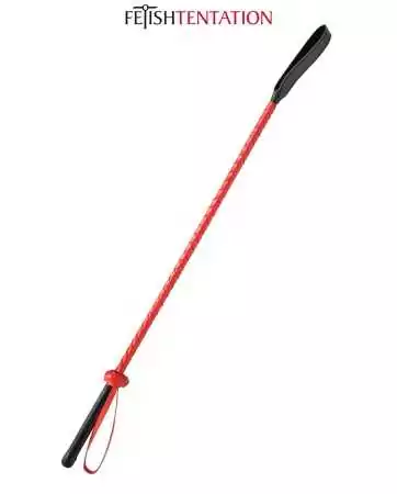 Black and red riding crop - Fetish Temptation