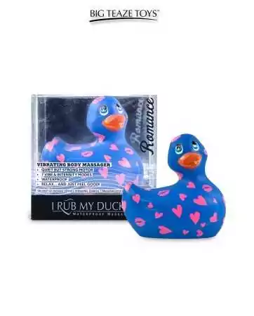 Mini vibrating duck Romance blue and pink
