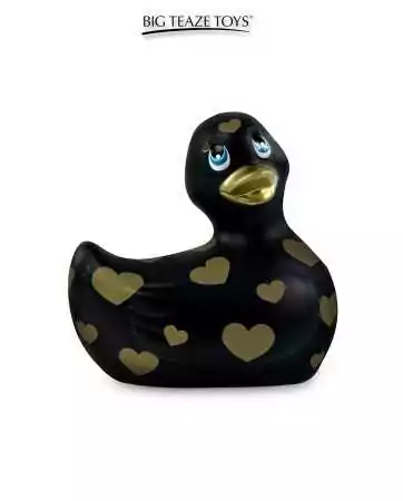 Pato vibrante mini Romance preto e dourado
