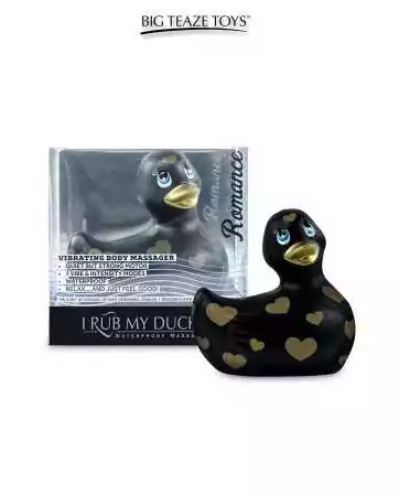 Kleiner vibrierender Enten-Romance in Schwarz und Gold