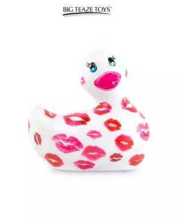 Mini white and pink vibrating duck Romance