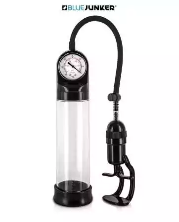 Penis pump with pressure gauge