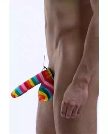 Cache-sexe multicolore