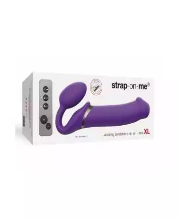 Strap-on-me vibrante violeta XL