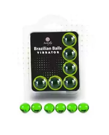 6 bolas brasileiras com efeito vibratório