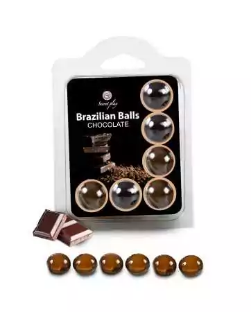 6 brasilianische Kugeln - Schokolade