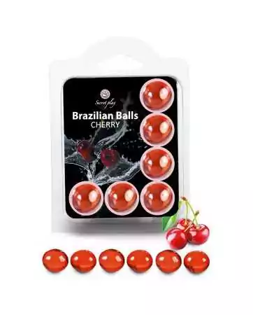 6 Brazilian Balls - cerise