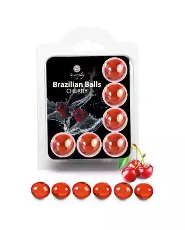 6 Brazilian Balls - cherry