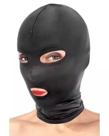 BDSM Hood with 3 Openings - Fetish Tentation