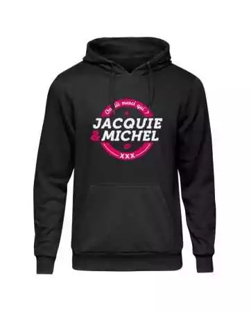 Hoodie with J&M round logo