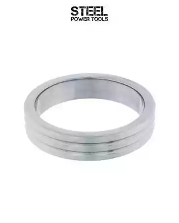 Ribbed steel cockring