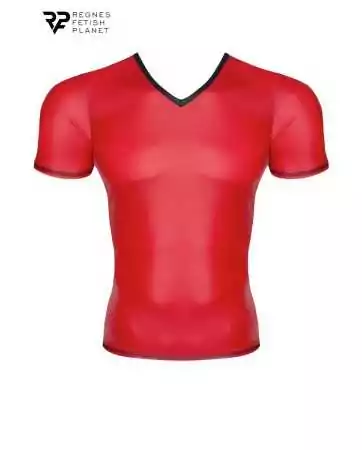 T-shirt wetlook rosso - Regnes