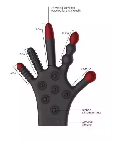 Silicone stimulation glove - FISTIT