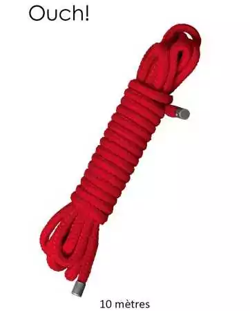 Corda di bondage giapponese 10m rossa - Ouch