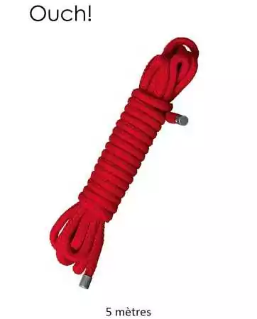 Corde de bondage Japonais 5m rouge - Ouch