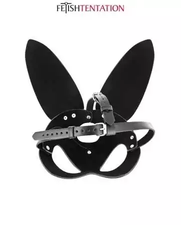 Masque bunny simili cuir réglable - Fetish Tentation